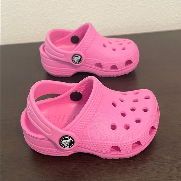 Pink Infant Crocs - Picture 2 of 5